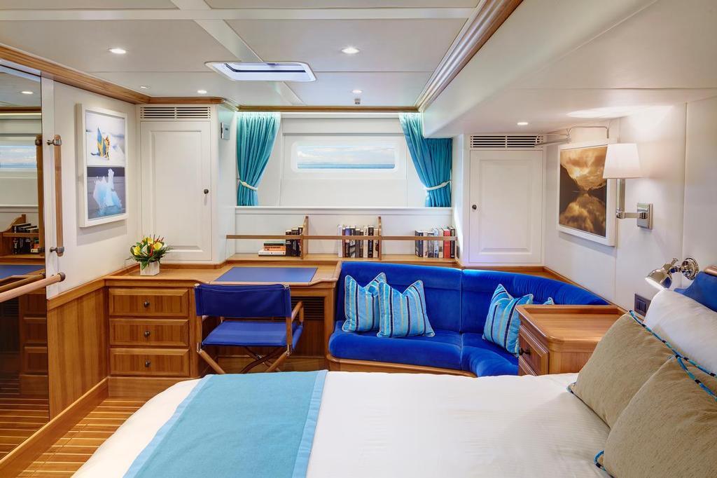 Cygnus Montanus  - master cabin in the Yachting Developments superyacht © Matt Crawford mattcrawfordphotography.com